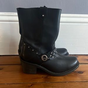 Harley Macie 8” Strap Boots 2.75” Heal